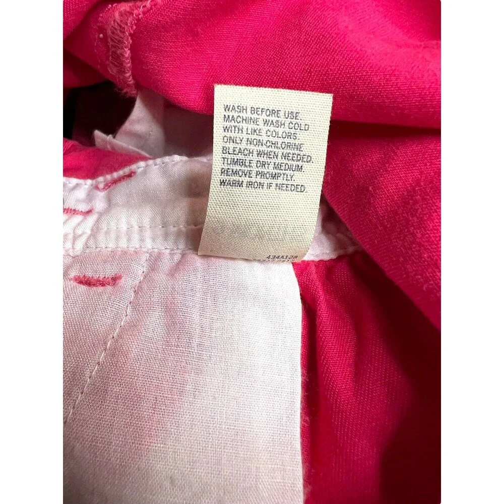 Vtg OshKosh B’Gosh Vestbak Cotton pink Heart Pocket Overalls 9 Months HTF Soft